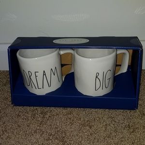 Rae Dunn Dream Big Mug Set